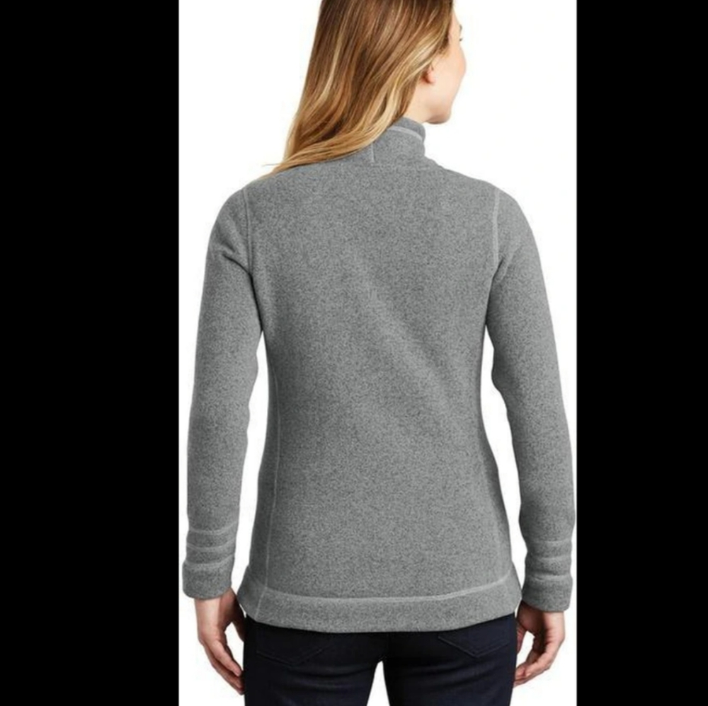 ⚡SALE NAVY The North Face Sweater Fleece navy blue knit zip up jacket - Picture 4 of 12